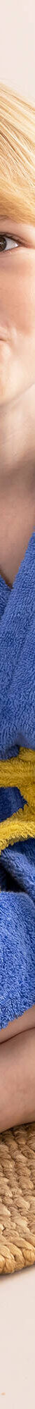 Badjas voor kinderen, personaliseerbaar, Pin-pon, met kap (felblauw) Badjas voor kinderen, personaliseerbaar, Pin-pon, met kap (felblauw)